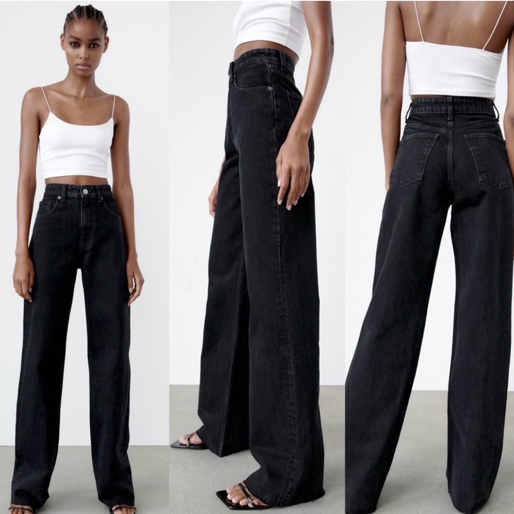 Zara Black High Rise Women Jeans